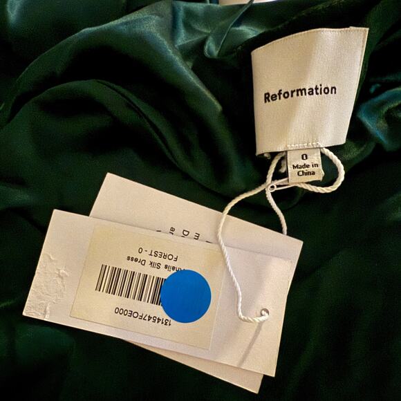 New Reformation Anaiis Silk Dress - Picture 5 of 5